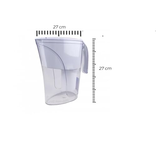 Jarra Purificadora água filtro portátil branca 1,5 Litros Inmetro
