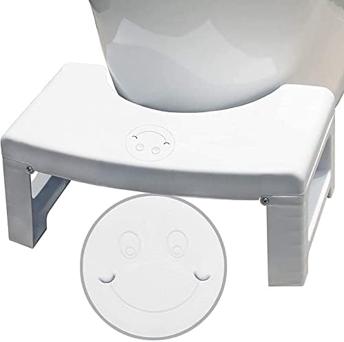 Poop Stool Adult Toilet Stool-Foldable Bathroom Stool Toilet Step Riser Poop Stool with Scented Bead Box Folding Squat for Toddler and Adult Bathroom Stool 7-inch Height Toilet Assistance Steps