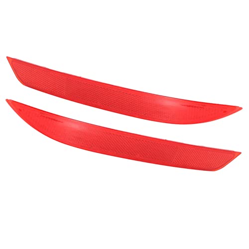 Image of labwork 2 Pieces Red Rear Bumper Reflector Driver and Passenger Side Replacement for Accord 2016 2017 33505T2AA11 33555T2AA11 HO1185111 HO1184111