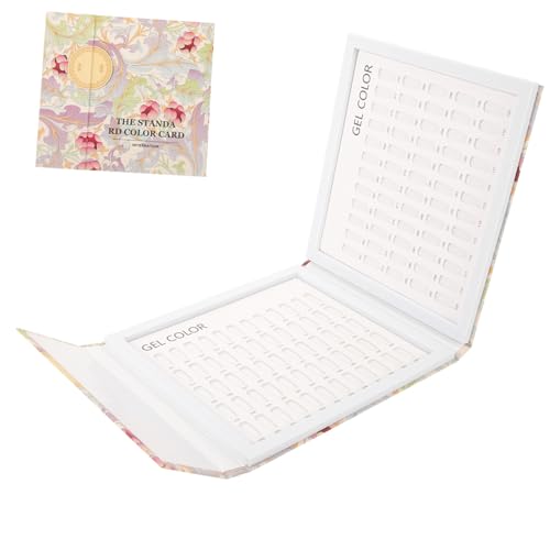 PACKOVE Échantillons de de Vernis à Ongles Teintes Présentoir pour Manucure et Nail Art pour et Débutants
