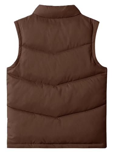 Image of Meikulo Boys Puffer Vest Zip Up Quilted Gilet Sleeveless Jackets