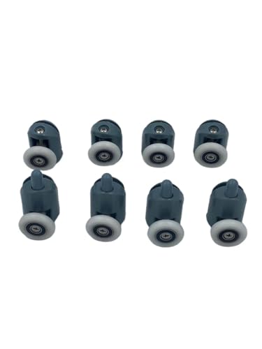 Ruedas Mampara Ducha Juego de 4 a 8 poleas for cabinas ducha, rodillos for, corredores, ruedas y 20 mm, 22, 23, 25 27 diámetro(4 upper 4 lower,23MM_6MM)