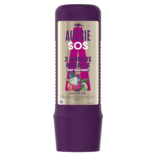Aussie SOS 1 Minute Miracle Masque routine express après la plage ou piscine