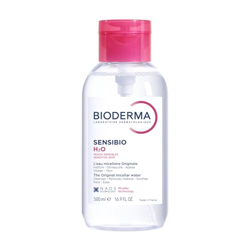 Bioderma - Sensibio - H2O Micellar Water - Makeup Remover Cleanser - Face Cleanser for Sensitive Skin