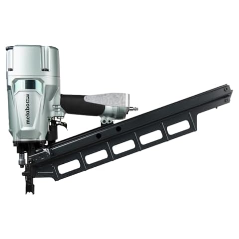 Metabo HPT Framing Nailer | Pneumatic | 2 to 3-1/4-Inch Nails | Tool-less Depth Adjustment | 21 Degree Magazine | Selective Actuation Switch | 5-Year Warranty | NR83A5 Cover