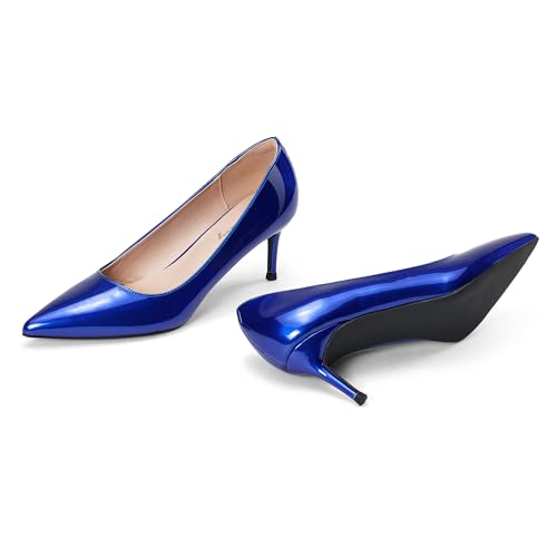 Elisabet Tang Kitten Heel Low Pumps 2.4 Inch Closed Pointed Toe Short Sexy Comfort Women Dressy Shoe at Work Office Date Prom Party Wedding Church3