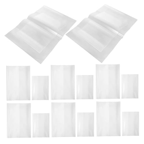Protège-cahier transparent WOONEKY en plastique étanche pour la rentrée scolaire (40 pièces)