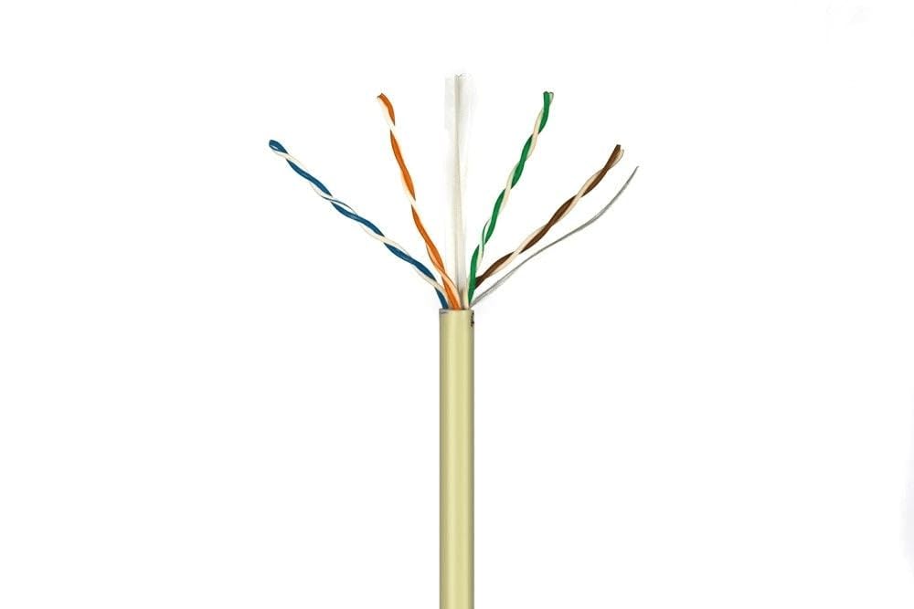 Danicom CAT6 - Conductor rígido 100% cobre UTP, 305 m, LSZH (Cca), POE, Ethernet, LAN, cable de conexión, cable de datos, RJ45, para armarios de servidores, conmutadores, routers, módems