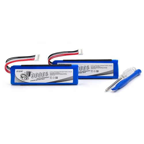 elxjar (2-Pack) 3.7V 3000mAh Replacement Battery Compatible with Flip 3,