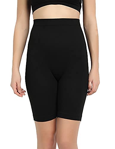 Women's 4-in-1 Shaper - Tummy, Back, Thighs, HIPS Spandex & Nylon Waist Shapwear for Tummy Control Tucker Waist Slimming Panties Shapewear Underwear Waist Shapewear (Black)-image-45