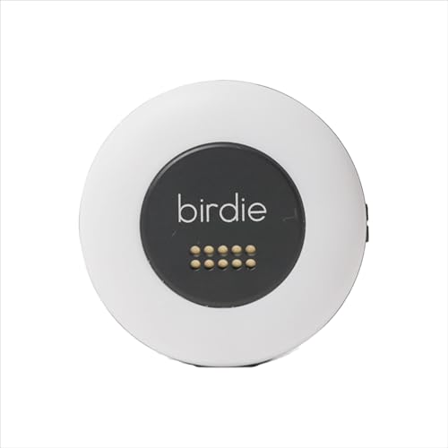 She's Birdie - The Original Personal Safety Alarm Disc for Bikes, Hikes, and Late Nights - Loud Siren, LED Light for Extra Visibility, Rechargeable, Handsfree, Lightweight, Water Resistant (Charcoal)
