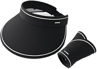 CLOTHERA Sun Hats for Women Wide Brim Sun Visor Hat for Women, UPF50+ Lightweight Foldable Ponytail Sports Cap Price In India