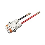 Juego de conectores impermeables: este juego de conectores impermeables macho y hembra está diseñado para mayor durabilidad, nominal de 120 A y 1200 V, conectividad fiable incluso en los entornos más exigentes.