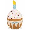 Nestpark Dog Birthday Toy – Pup Cake Puppy Cupcake Plush Squeak and Crinkle Gift