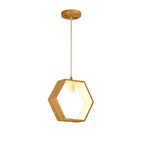 Preisvergleich Produktbild LIIYANN Nordic modernen minimalistischen Stil Kronleuchter, rustikale Holzmuster Deckenpendelleuchte, Gang Restaurant Bar EIN Licht kreative Persönlichkeit Dec