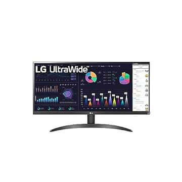 LG Monitor 29WQ500 UltraWide FHD IPS HDR10 de 29 polegadas com AMD FreeSync, sincronização de ação dinâmica e baixa latência para jogos (preto)