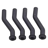 Ventildeckel zu Vakuumschlauch Kit mit Klemmen für vertikale Motormodelle 401577 44T977 D140 D130 Aufsitzmäher Gartentraktor System Line Ersatzteil 596163 schwarz