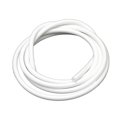 drain hose Silicone Tube Flexible Rubber Hose Food Grade Soft Drink Pipe Water Connector 1 Meter ID 1mm 2mm 3mm 4mm 8mm 9mm 10mm water pump(White,ID 9mm OD 12mm)