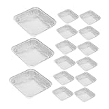 LOORGVEL 30 piezas Bandejas Desechables para Horno Aluminio para Tartas...