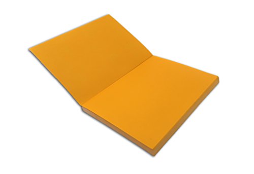 Toga D.I.Y Notebook, Paper, Red/Yellow, 10 x 15 x 0.8 cm, Rouge/ Jaune, 10 x 15 x 0,8 cm - Image 3