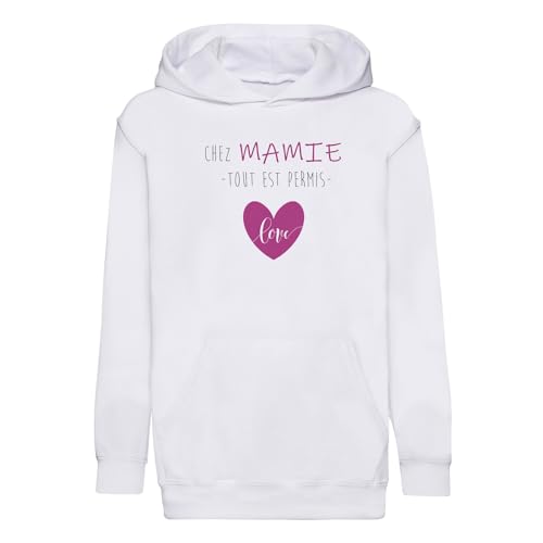 Sweat à capuche enfant amour de grand-mère pour des moments de tendresse inoubliables