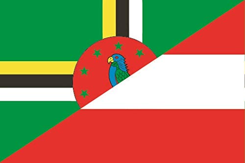 Drapeau de Dominique Autriche pour pavoiser vos façades et grands événements 150x250cm