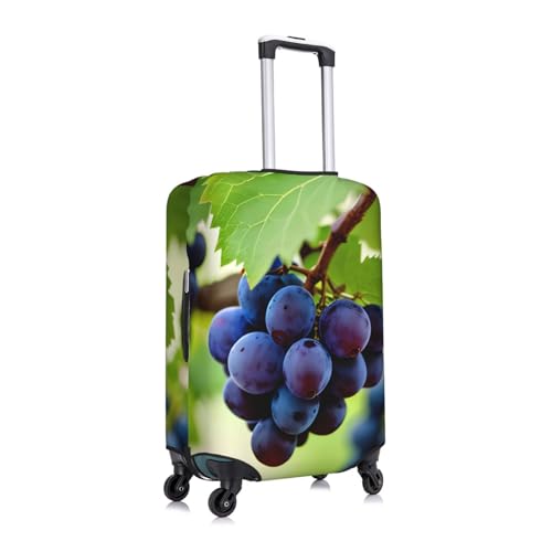 Grape Print Luggage Suitcase Cover Protector Luggage Washable Covers With Concealed Zipper3