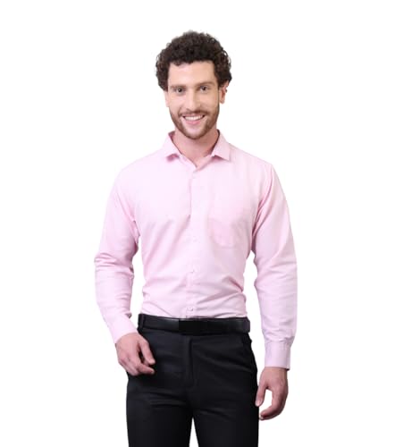 CONTRARY Men’s Pure Cotton Solid Stylish Casual & Formal Wear Shi...