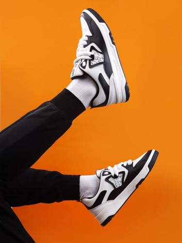 Image of Bacca Bucci Mens Stride Eclipse: Low-Top Flat-Sole Sneakers With Signature Thick Round Laces And Luxe Leather Finish