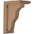 Ekena Millwork BKT03X07X09HARW Hamilton Traditional Wood Brackets, 3 1/2"W x 7"D x 9"H , Rubberwood