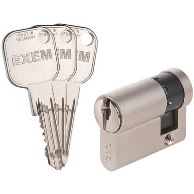 Medio cilindro EXEM F9 niquelado variado