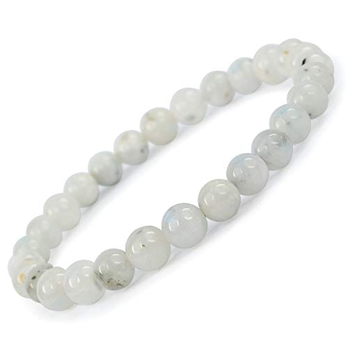 Image of Reiki Crystal Products Certified Natural Crystal Stone Bracelet 6 mm Round Beads for Men and Women | Premium Gemstone Jewellery Collection | Reiki Charged | Multiple Stone Variants Available