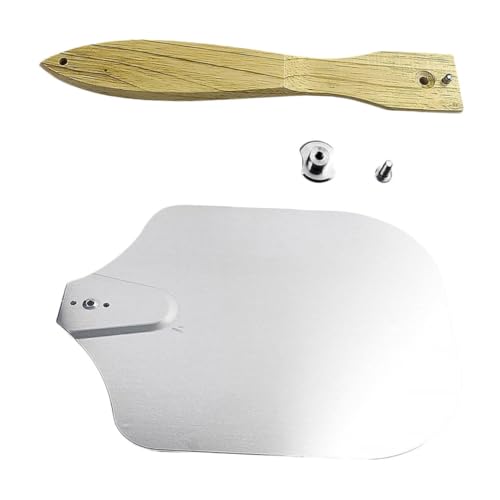 Mipcase Paletta per Pizza con in e in Alluminio Resistente Utensile Durevole Antiruggine per Pizza Dolci e Formaggi Facile da Appendere e Riporre