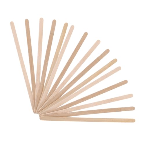 ERINGOGO 500pcs Wooden Beverage Stir Sticks Cocktail Swizzle Stirrers for Coffee Tea Hot and Drinks Reusable and Sustainable Wood Mixers