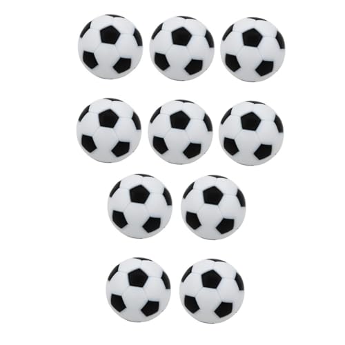 Toyvian 18Pcs Table Footballs Replacement Lightweight Plastic Soccer Accessories for Desk Football Machines for Indoor Fun and