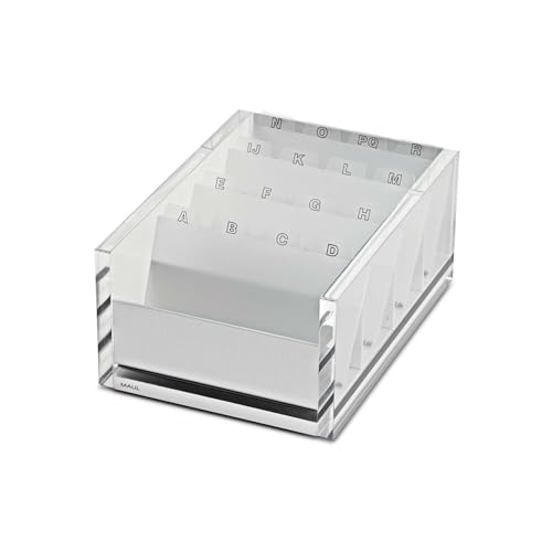 Porte-cartes de visite MAULacro acrylique aluminium 300 cartes