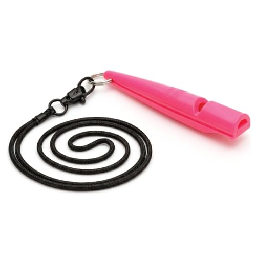 ACME 210.5 Professional Dog Training Whistle with Lanyard. BPA-Free Plastic. 90 dBA. Standardized 5700Hz Frequency for Smaller Dogs. Weatherproof. Made in The UK (Day Glow Pink)
