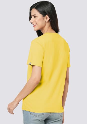 Image of Wear Your Opinion Women's S to 5XL Plain Solid 100% Cotton Unisex Boyfriend Fit T-Shirt (Design: Solid)
