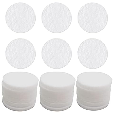 100PCS 30mm Round Aromatherapy Refill Pads Electric Humidifier Diffuser Refill Pads Scented Oil Pads for Scent Ball Plug-in Diffuser White Cover
