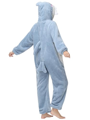 LATH.PIN Combinaison Pyjama Kigurumi Adulte Unisexe Animal Costume Cosplay Déguisement de Soirée Onesies Pilou Pilou Vêtements de Nuit Sleepwear pour Carnaval Halloween Noel – vue 6