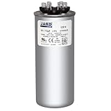 80 + 7.5 uF MFD x 370 VAC Replaces Dual Capacitor Round Genteq GE - # C38075R / 27L522