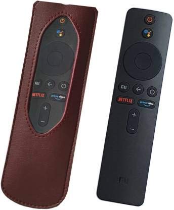 ZAOMAProtective Case for Mi Led TV 4A Pro Remote Control (32" / 43" / 55") - Premium PU Leather Cover Holder, Brown