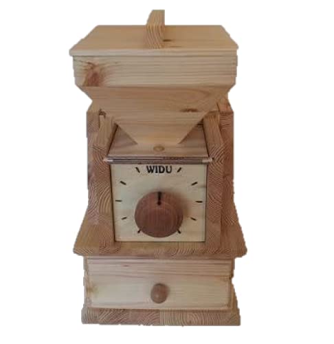 WIDU - Macinino per cereali, mod. II, in legno