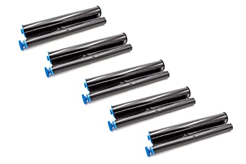 vhbw pellicola termica (confezione da 5) compatibile con EGT Galeo 4010, 4200, 4200 Series fax, stampante - Rotolo termico compatibile, 45m senza chip