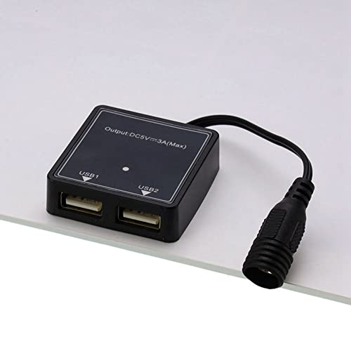 Mantenedor de batería de coche 12V con panel solar flexible de 8W dual USB 8