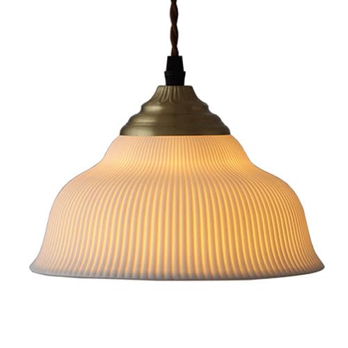 Suspension céramique et cuivre E27 luminaire minimaliste de plafond pour chambre et balcon