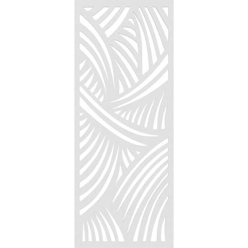Image of 17 3 /8 inchW x 44 3 /8 inchH x 3 /8 inchT Chester Decorative Fretwork Wall Panels in Architectural Grade PVC