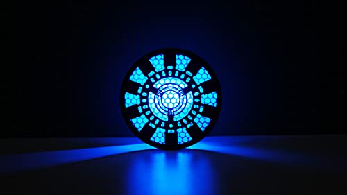 Five in One Arc Reactor with Led. Wearable Arc Reactor Cosplay Tony. Arc Reactor Prop Replica for Cosplay (Face 1)