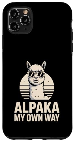 Cool Alpaka �}�C�I�E���E�F�C ���g�� �A���p�J �T���O���X �X�}�z�P�[�X iPhone 11 Pro Max �p