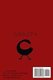 Zoom IMG-1 sankofa bird gold adinkra red